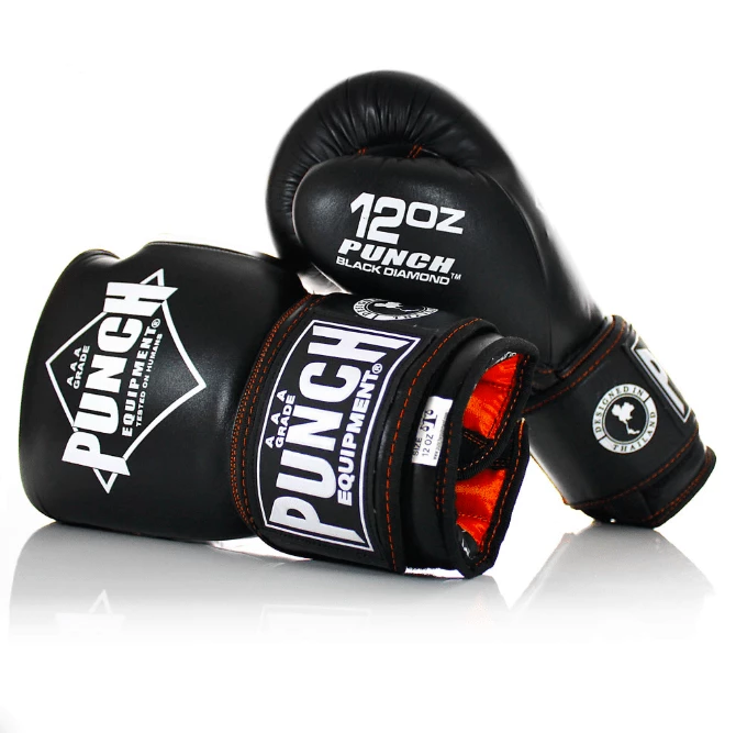 Punch Equipment Premium Package: Black Diamond Muay Thai Gloves + Pads + Trophy Getters Headgear + 3ft Mesh Bag 6 Punch Equipment Premium Package: Black Diamond Muay Thai Gloves + Pads + Trophy Getters Headgear + 3ft Mesh Bag