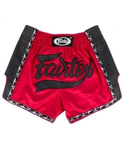 Fairtex Muay Thai Shorts - BS1703 Red/Black