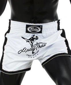 Fairtex Muay Thai Shorts - BS1707 White 8 Fairtex Muay Thai Shorts - BS1707 White