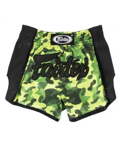 Fairtex Muay Thai Shorts - BS1710 Green Camo