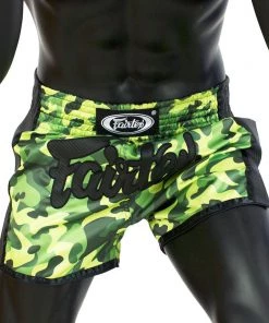 Fairtex Muay Thai Shorts - BS1710 Green Camo
