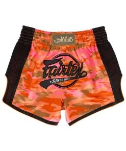 Fairtex Muay Thai Shorts - BS1711 Orange Camo