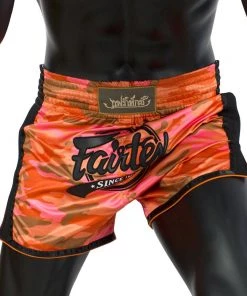 Fairtex Muay Thai Shorts - BS1711 Orange Camo