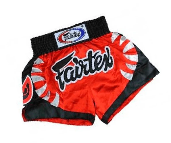 Fairtex Muay Thai Shorts - Yodsanklai Bite - Red/Black (BS0611) 5 Fairtex Muay Thai Shorts - Yodsanklai Bite - Red/Black (BS0611)