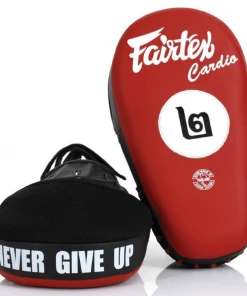 Fairtex Package 4: Black & Red Gloves + Focus Mitts