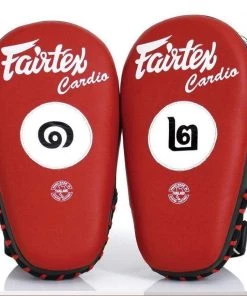 Fairtex Package 4: Black & Red Gloves + Focus Mitts