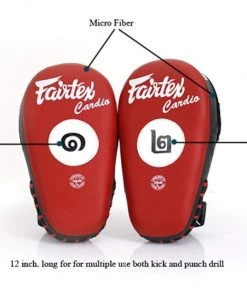 Fairtex Package 4: Black & Red Gloves + Focus Mitts