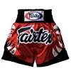 Fairtex Muay Thai Shorts - Yodsanklai Bite - Red/Black (BS0611)
