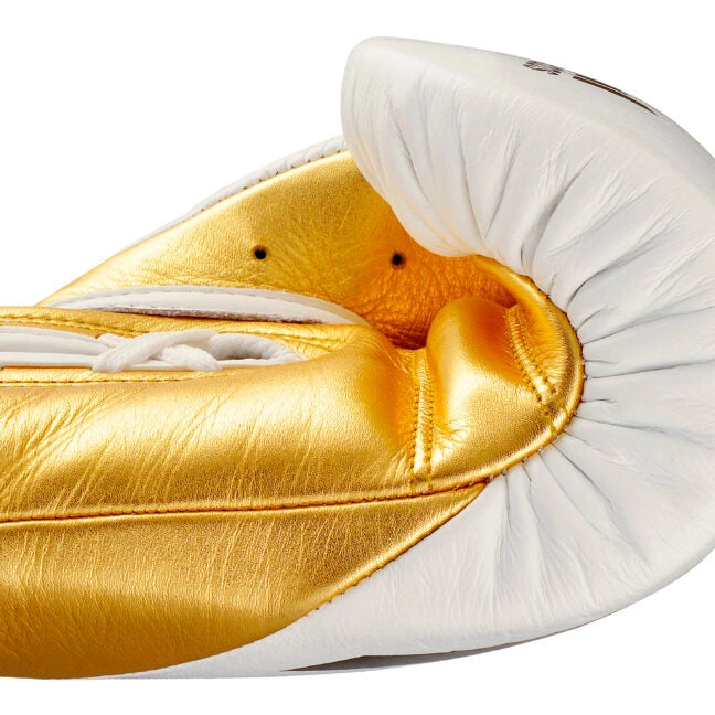 Adidas Speed Tilt 750 Pro Glove White Metallic Gold Boxing Gloves 8 Adidas Speed Tilt 750 Pro Glove White Metallic Gold Boxing Gloves