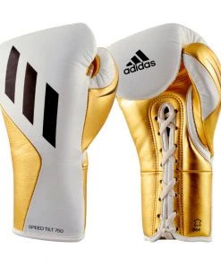 Adidas Speed Tilt 750 Pro Glove White Metallic Gold Boxing Gloves 12 Adidas Speed Tilt 750 Pro Glove White Metallic Gold Boxing Gloves