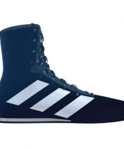 Adidas Box Hog 3 Blue/Grey Boxing Shoe