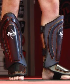 Punch Equipment Precision Black Diamond Muay Thai Shin Pads - Punch Boxing 17 Punch Equipment Precision Black Diamond Muay Thai Shin Pads - Punch Boxing