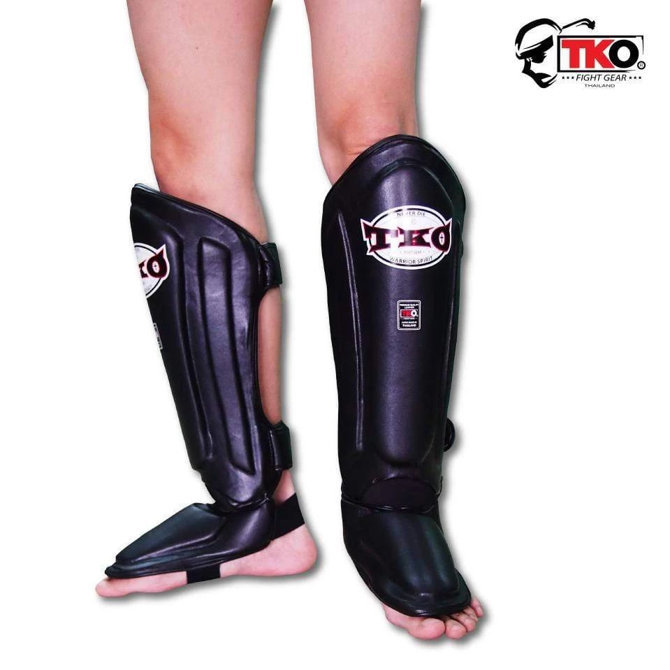 TKO Microfiber Leather Shin Guards Muay Thai 4 TKO Microfiber Leather Shin Guards Muay Thai