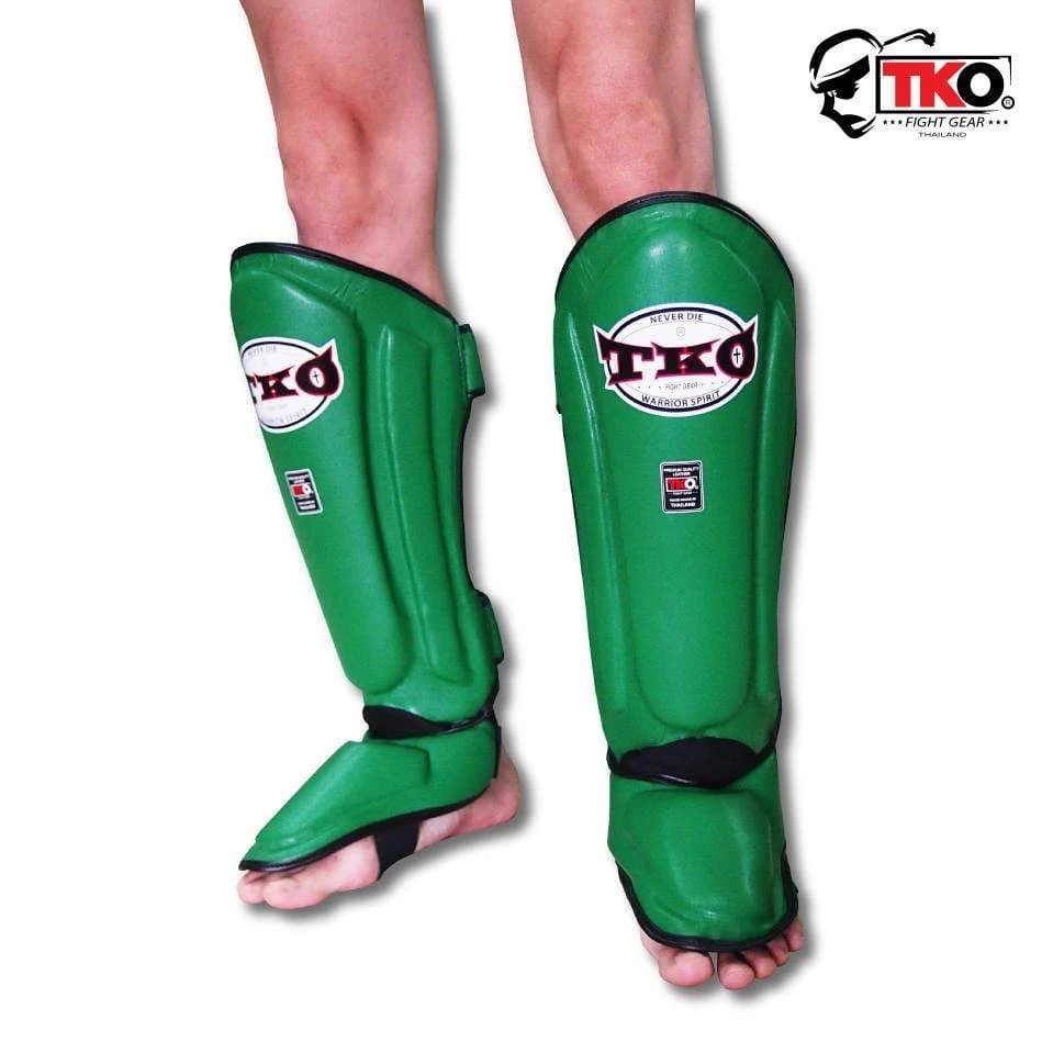 TKO Microfiber Leather Shin Guards Muay Thai 16 TKO Microfiber Leather Shin Guards Muay Thai