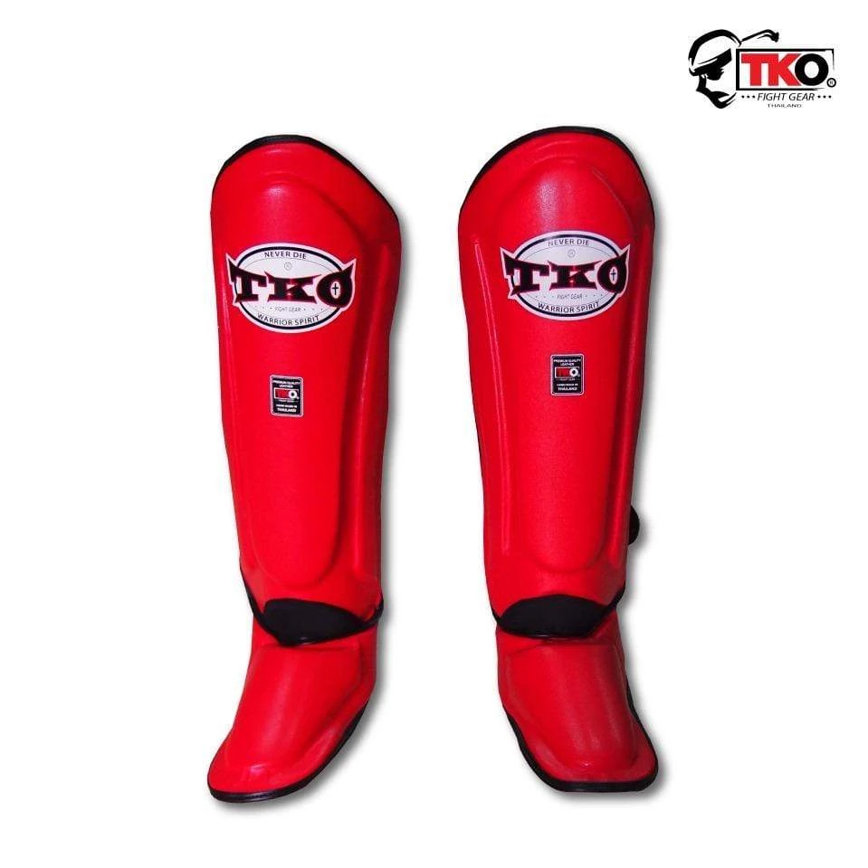TKO Microfiber Leather Shin Guards Muay Thai 22 TKO Microfiber Leather Shin Guards Muay Thai